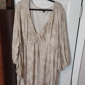 🌴 Torrid Palm Dress